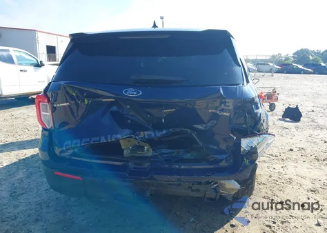 2023 Ford Police Interceptor из США, поврежденный, VIN 1FM5K8AC6PGA34268